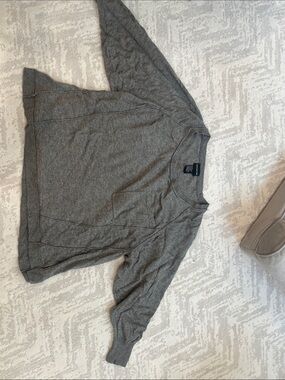 Central Park West Gray Crewneck Sweater